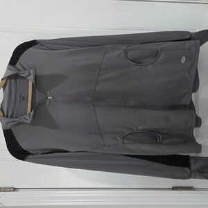 Reel Legends Performance Full Zip Jacket Grey/Black, Size XXL